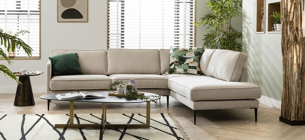 Quatropi 4 Seater Corner Sofa - Modern L-Shape Design - Choose Your Fabric - 256x200cm