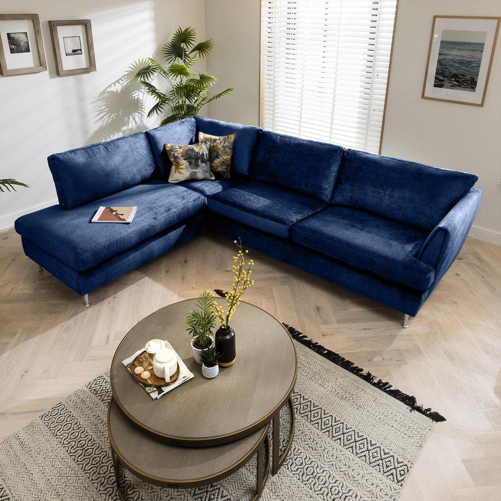 Quatropi 4 Seater Modular Corner Sofa - Left Hand L-Shape, Tessa 294x225cm