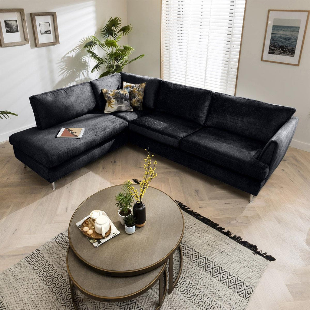 Quatropi 4 Seater Modular Corner Sofa - Left Hand L-Shape, Tessa 294x225cm