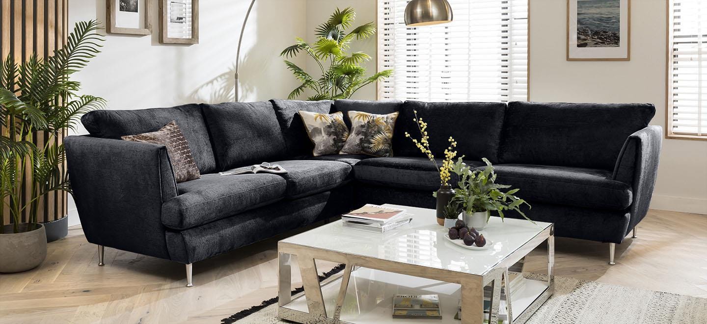 Quatropi 5 Seater Modular Corner Sofa - Left Hand L-Shape, Tessa 290x260cm