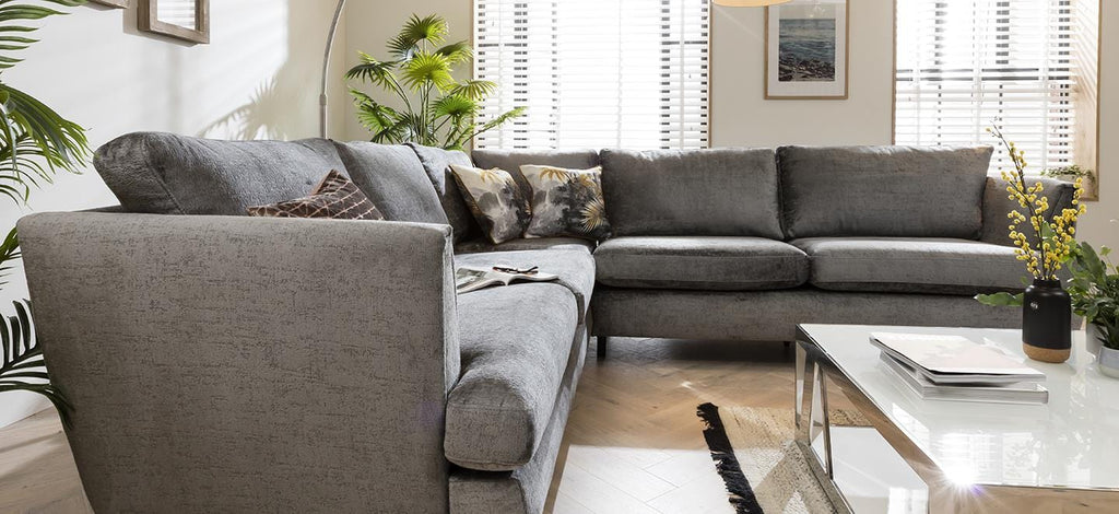 Quatropi 5 Seater Modular Corner Sofa - Left Hand L-Shape, Tessa 290x260cm