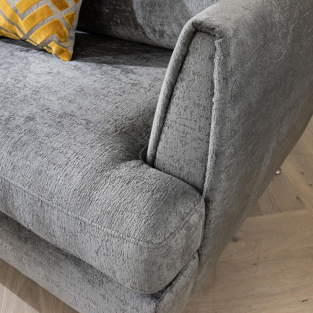 Quatropi 5 Seater Modular Corner Sofa - Right Hand Chaise End, Tessa 350x260cm