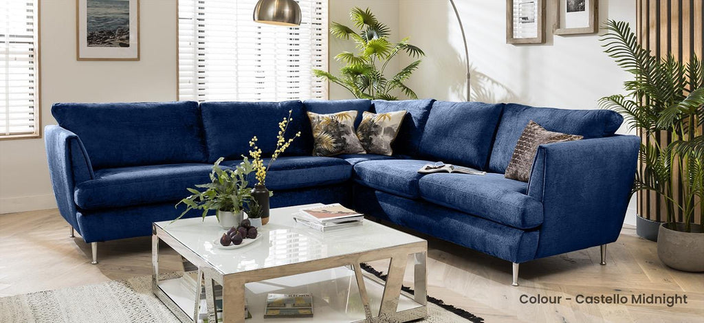 Quatropi 5 Seater Modular Corner Sofa - Right Hand L-Shape, Tessa 290x260cm