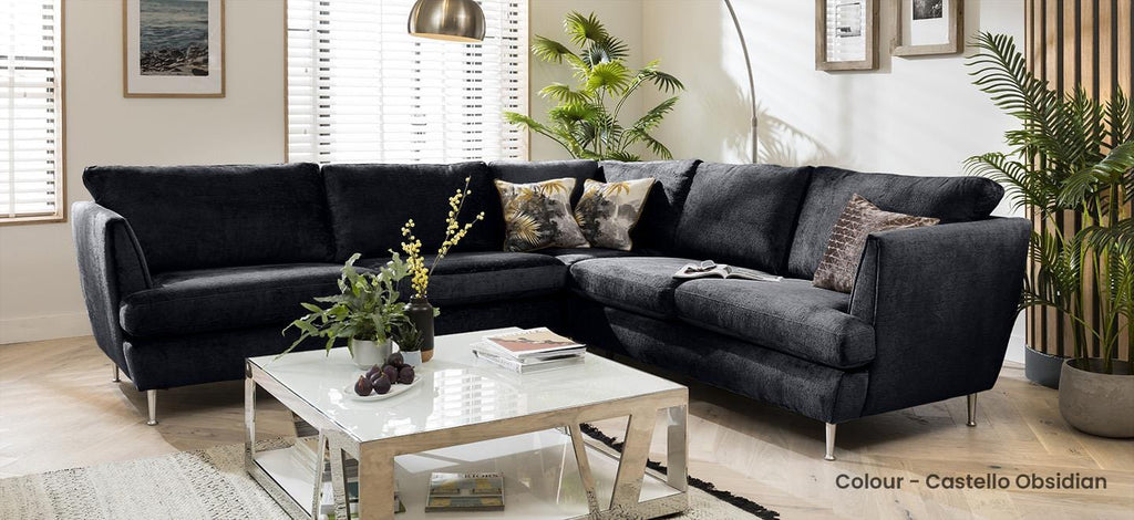 Quatropi 5 Seater Modular Corner Sofa - Right Hand L-Shape, Tessa 290x260cm