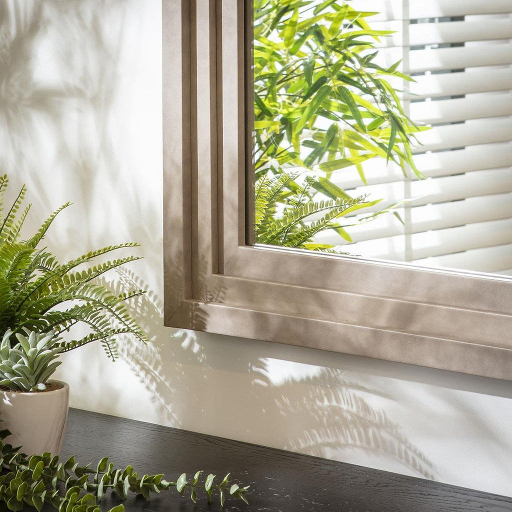 Quatropi Accessories Large Arch Shape Mirror Grey 80x132cm