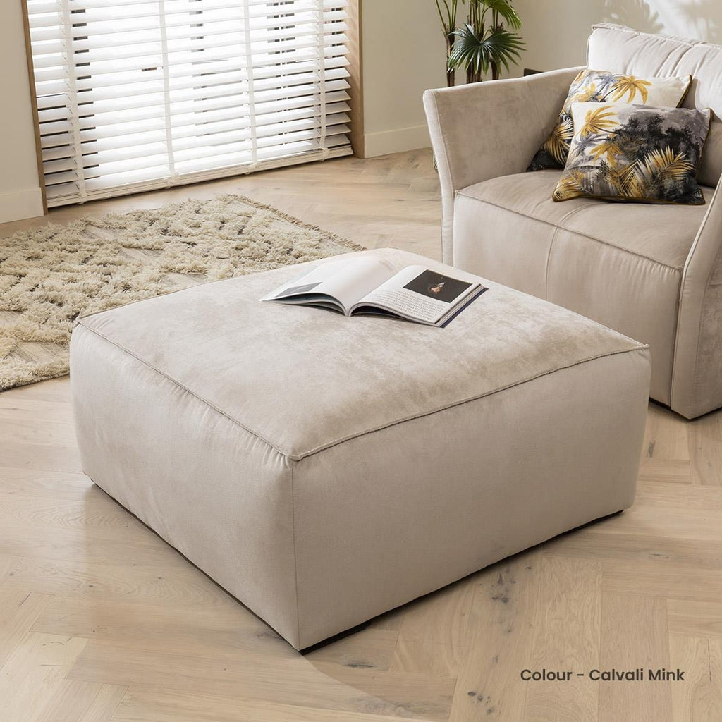 Salsa Square Footstool 95cm x 95cm