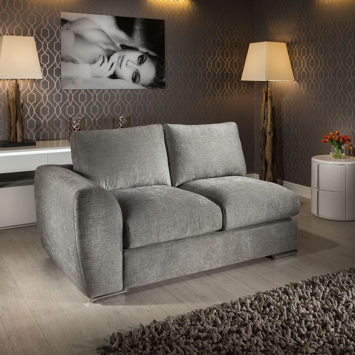 Quatropi Gala Range 140L Modular Sofa Settee 2 Seater Armed Section