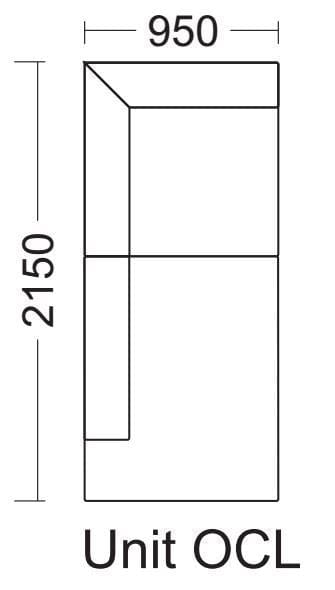 Quatropi Gala Range Modular Sofa Settee Add on Open Corner L Section
