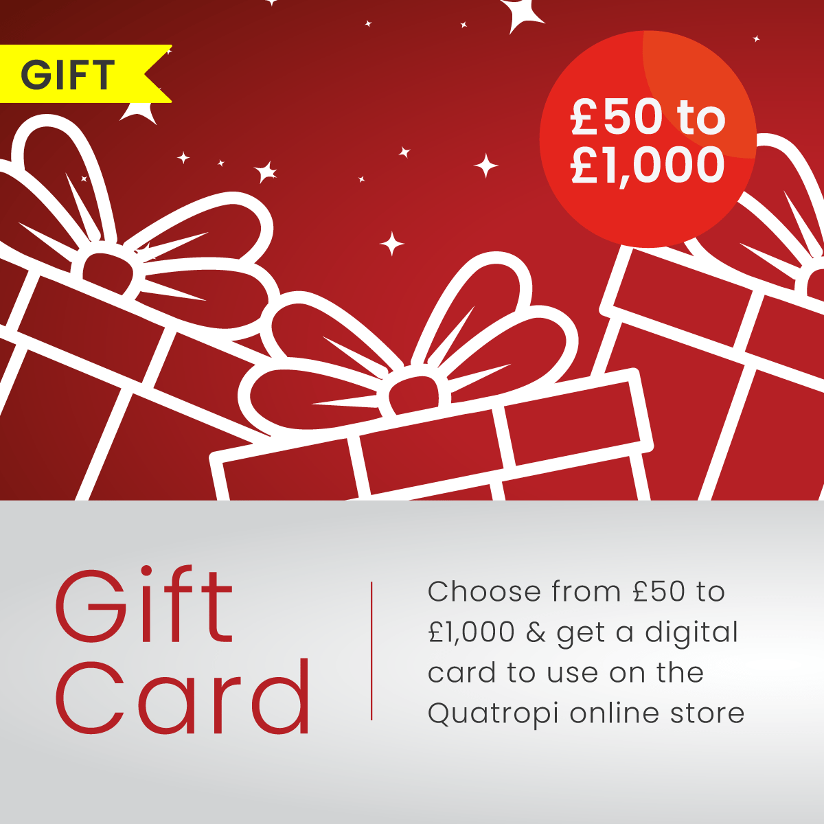 Quatropi Gift E-Card