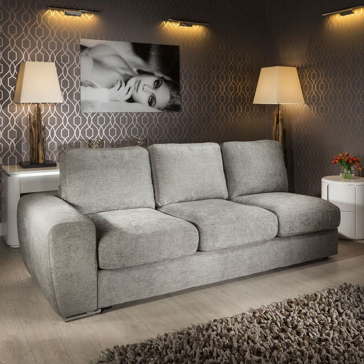 Quatropi Grande Range 210L Modular Sofa Settee 3 Seater Armed Section.