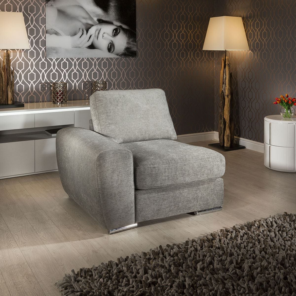 Quatropi Grande Range 90L Modular Sofa Settee 1 Seater Armed Section.