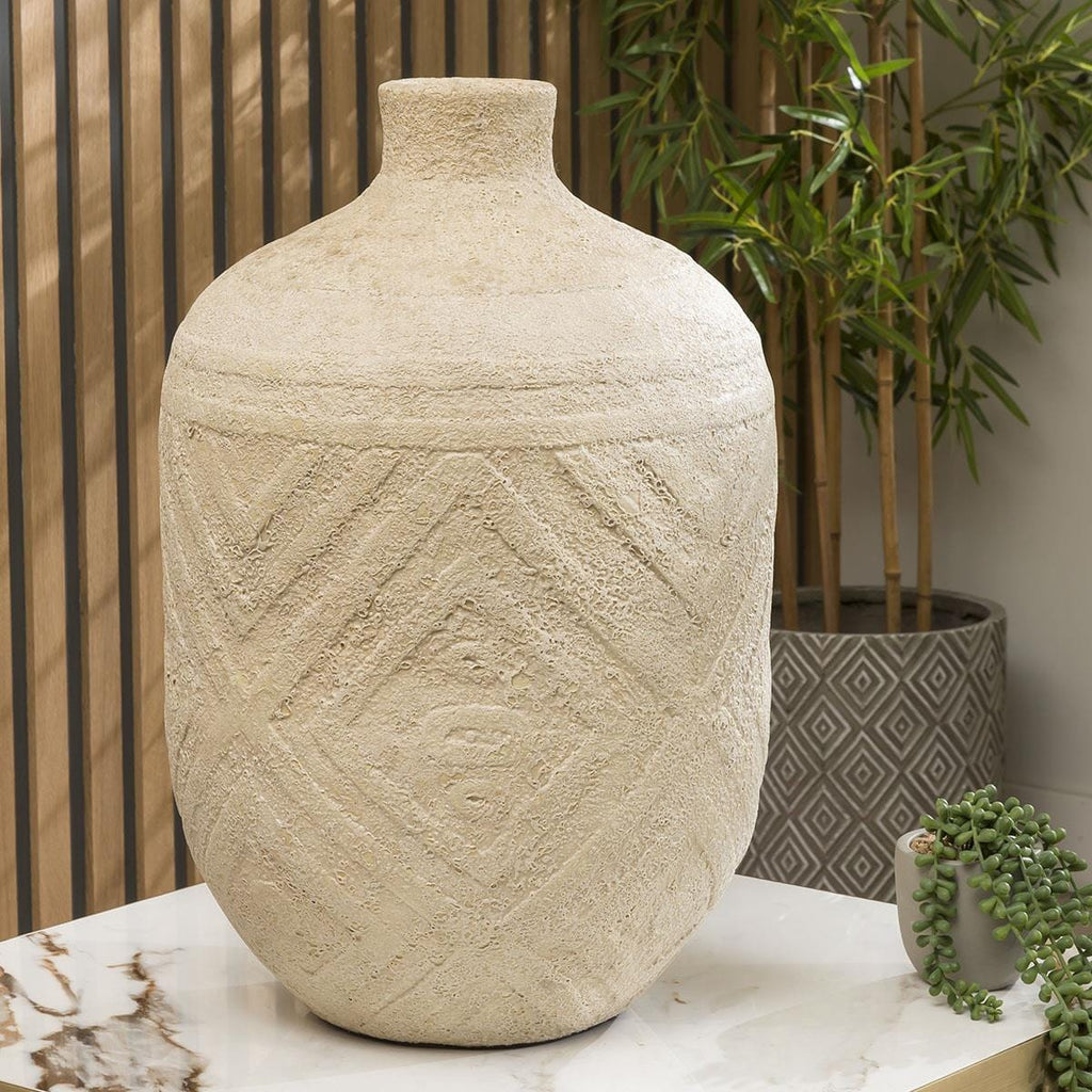 Quatropi Large narrow neck Vase 500 High 350 Wide