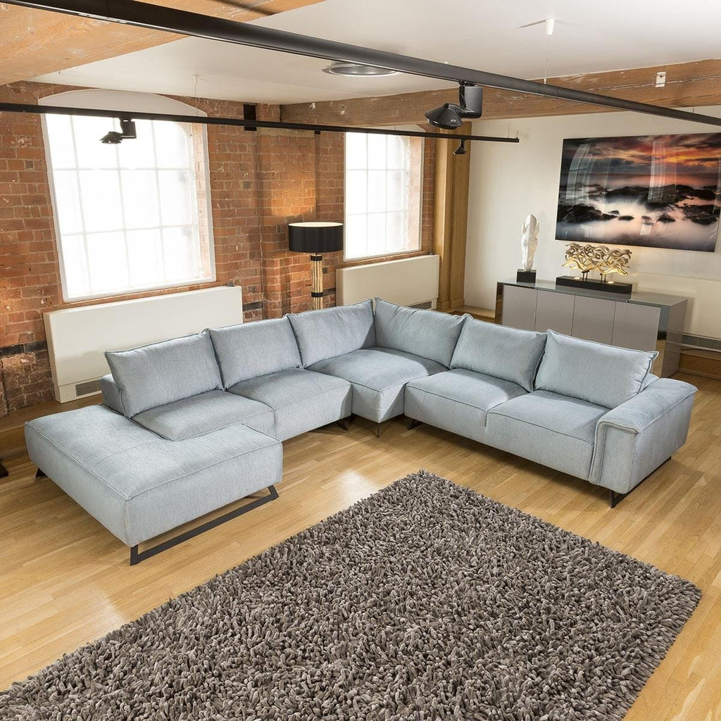 Effie Luxury L Shape Oversize Corner Sofa Many Fabrics 3.3 x 3.6m