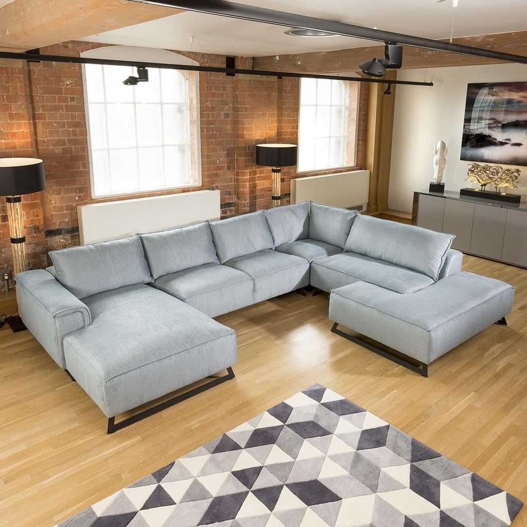 Amazing Grand Cinema U Shape Modular Effie Sofa Group 3.8 x 2.9m
