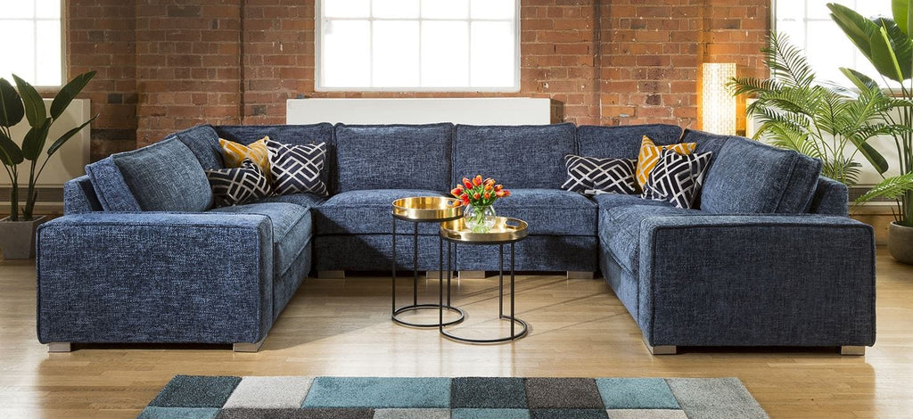 Quatropi Luxury Cinema U Shape Sofa Many Colours & Fabrics Lexci 11