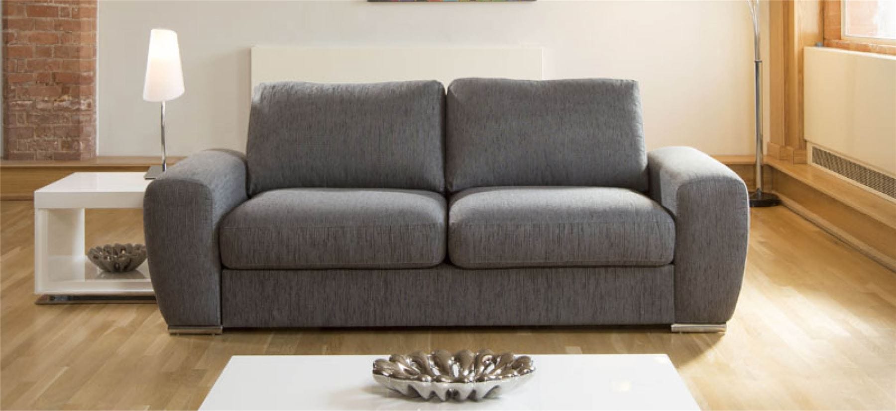 Quatropi Luxury Large Modern 3 Seater Sofa Couch 2.4m Grande 3S H Rest