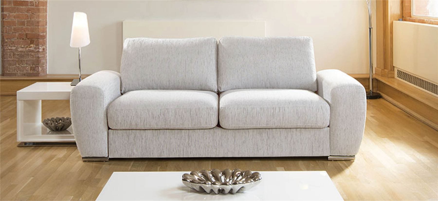 Quatropi Luxury Large Modern 3 Seater Sofa Couch 2.4m Grande 3S H Rest