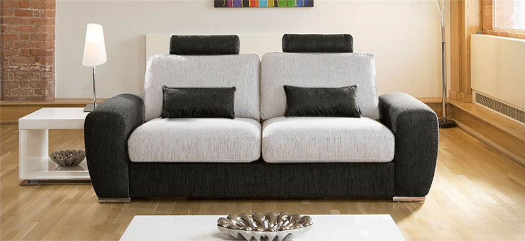 Quatropi Luxury Large Modern 3 Seater Sofa Couch 2.4m Grande 3S H Rest
