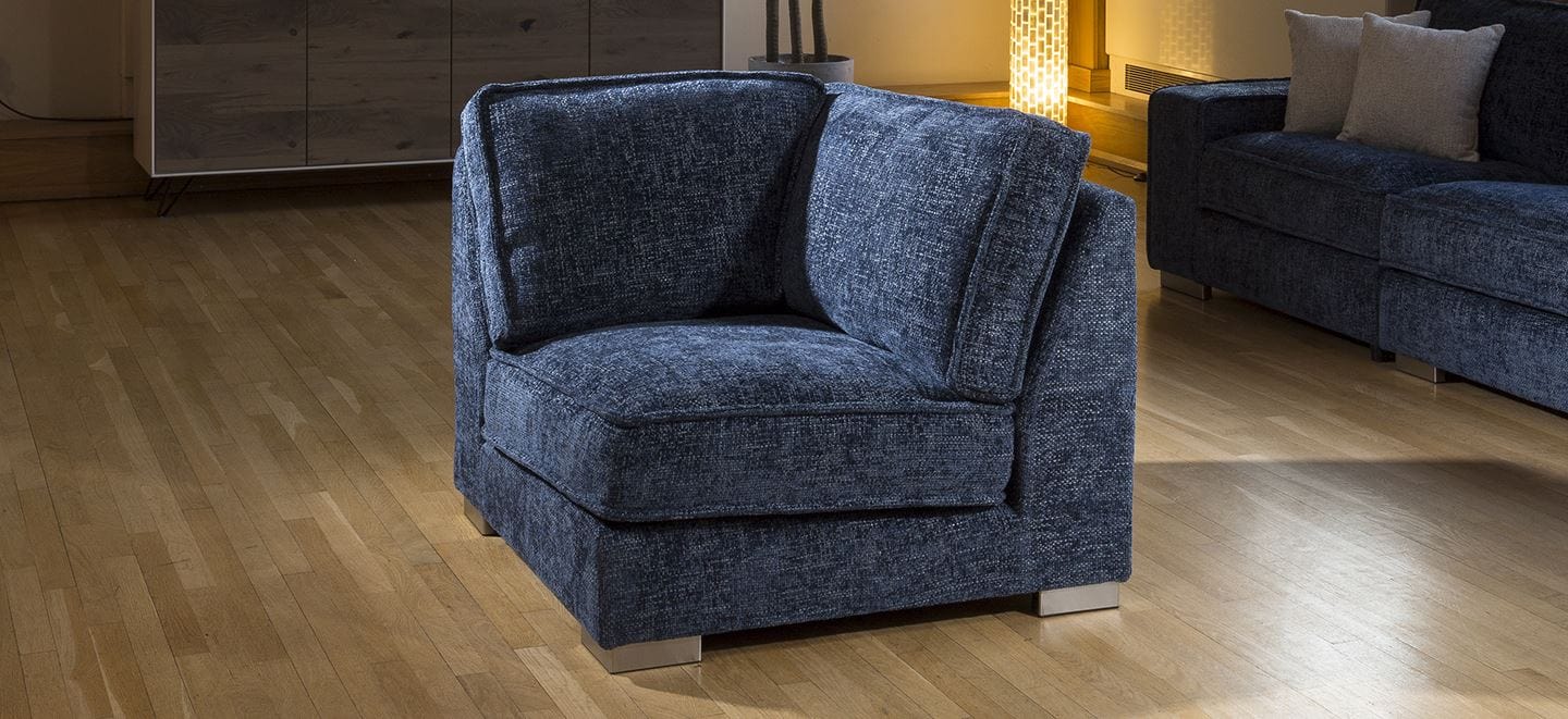 Quatropi Luxury Lexci Corner Module Many Colours & Fabrics