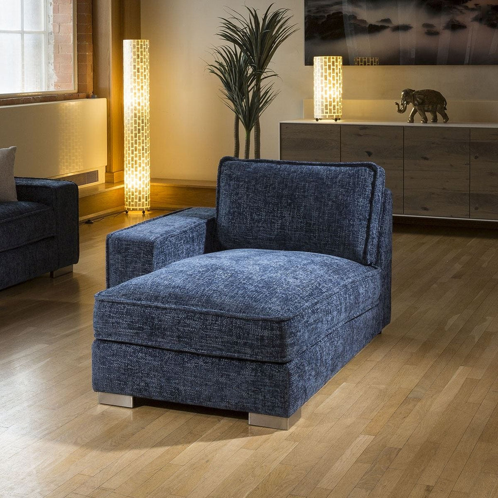 Quatropi Luxury Lexci Left Chaise End Module Many Colours & Fabrics