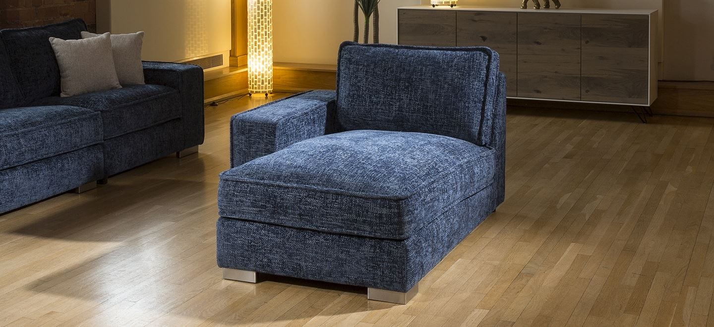 Quatropi Luxury Lexci Left Chaise End Module Many Colours & Fabrics