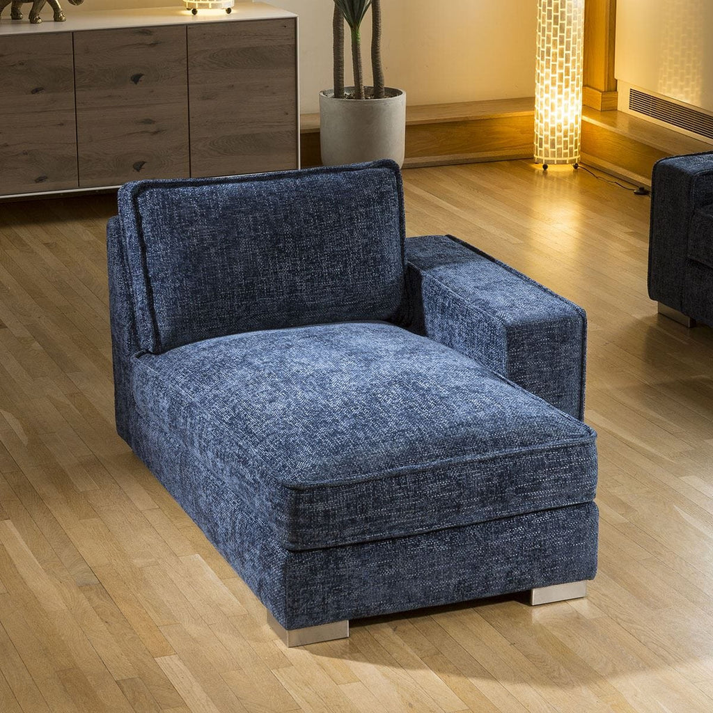 Quatropi Luxury Lexci Right Chaise End Module Many Colours & Fabrics