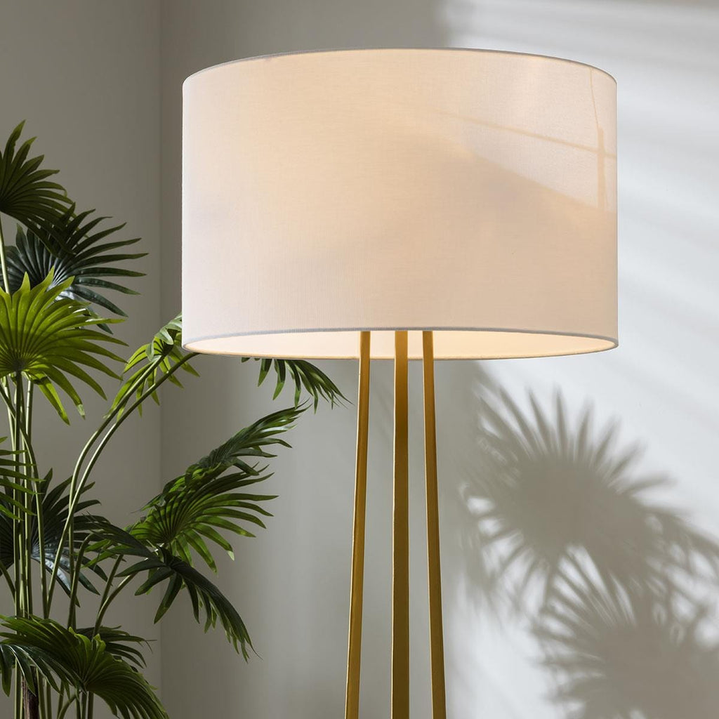 Quatropi Luxury Tall Golden Pyramid Floor Lamp 158CM Tall