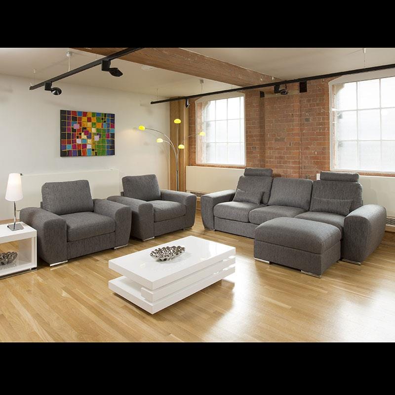 Quatropi Massive Modern 3 Piece Suite Sofa Plus 2 Armchairs Grande 26