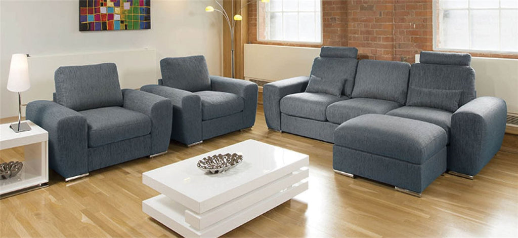 Quatropi Massive Modern 3 Piece Suite Sofa Plus 2 Armchairs Grande 26