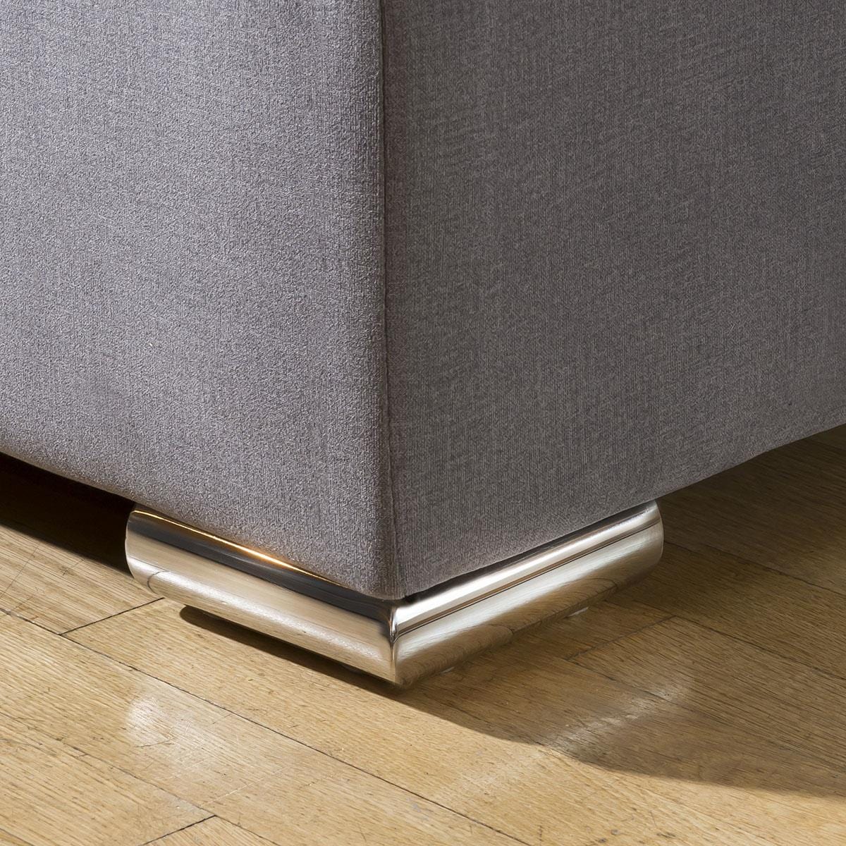 Stunning Modular Sofa Mikey Range Corner Section Medium Grey