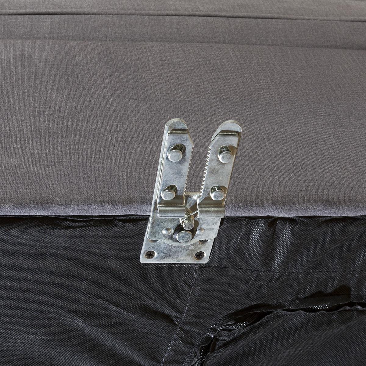 Mikey Footstool - Mid Grey