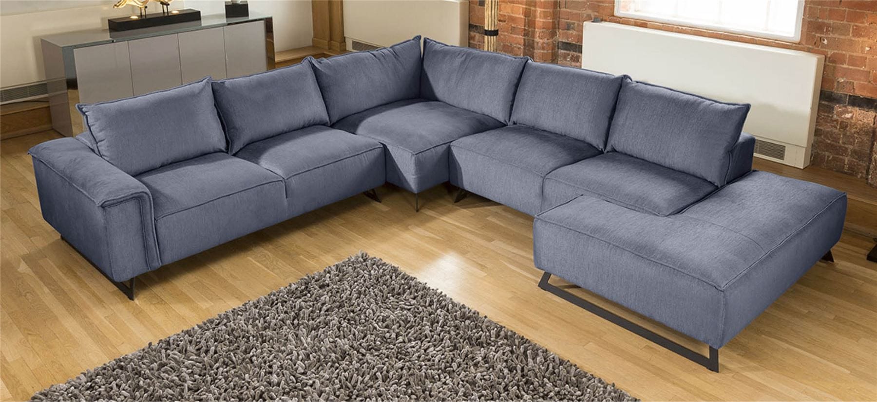 Effie Made to Order L Shape Oversize Corner Sofa Many Fabrics 3.3x3.6m