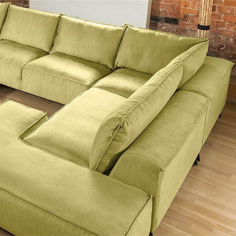Effie Indulgent U Shape Modular Sofa Vast Choice of Fabrics 3.8 x 3.0m