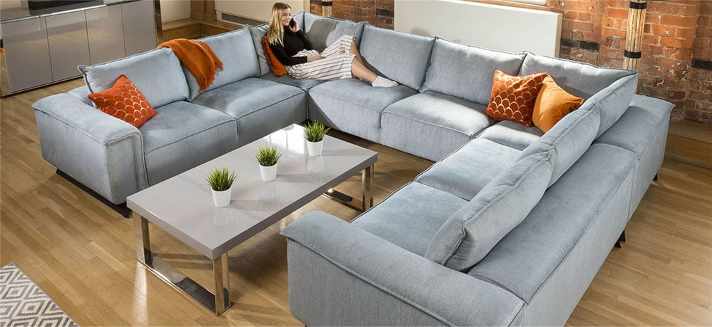 Wow Magnificent Effie Giant Corner U Shape Cinima Sofa 3.8 x 3.0mtr