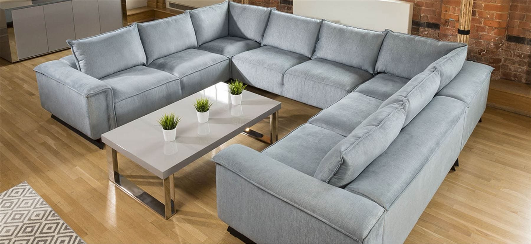 Wow Magnificent Effie Giant Corner U Shape Cinima Sofa 3.8 x 3.0mtr