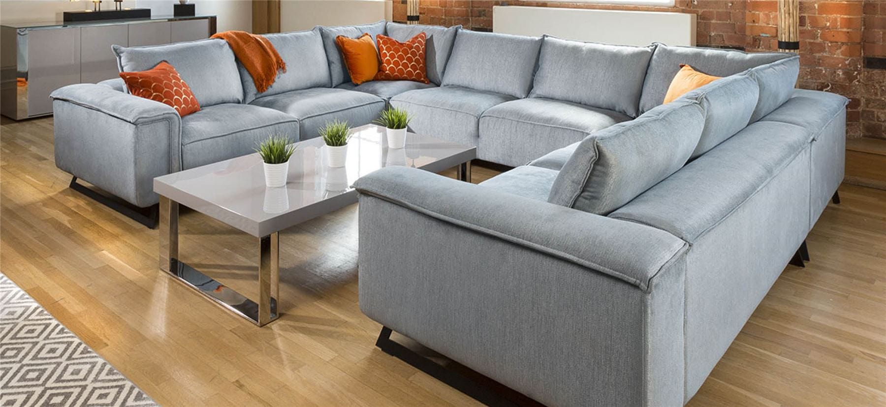 Wow Magnificent Effie Giant Corner U Shape Cinima Sofa 3.8 x 3.0mtr