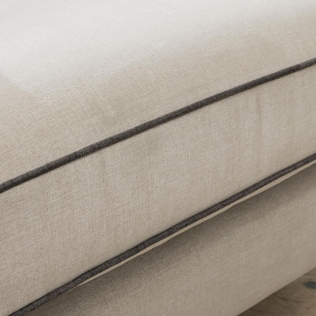 Modern Fabric Armchair - Living Room Chair - Linnet Smoke + Clay - 95cm