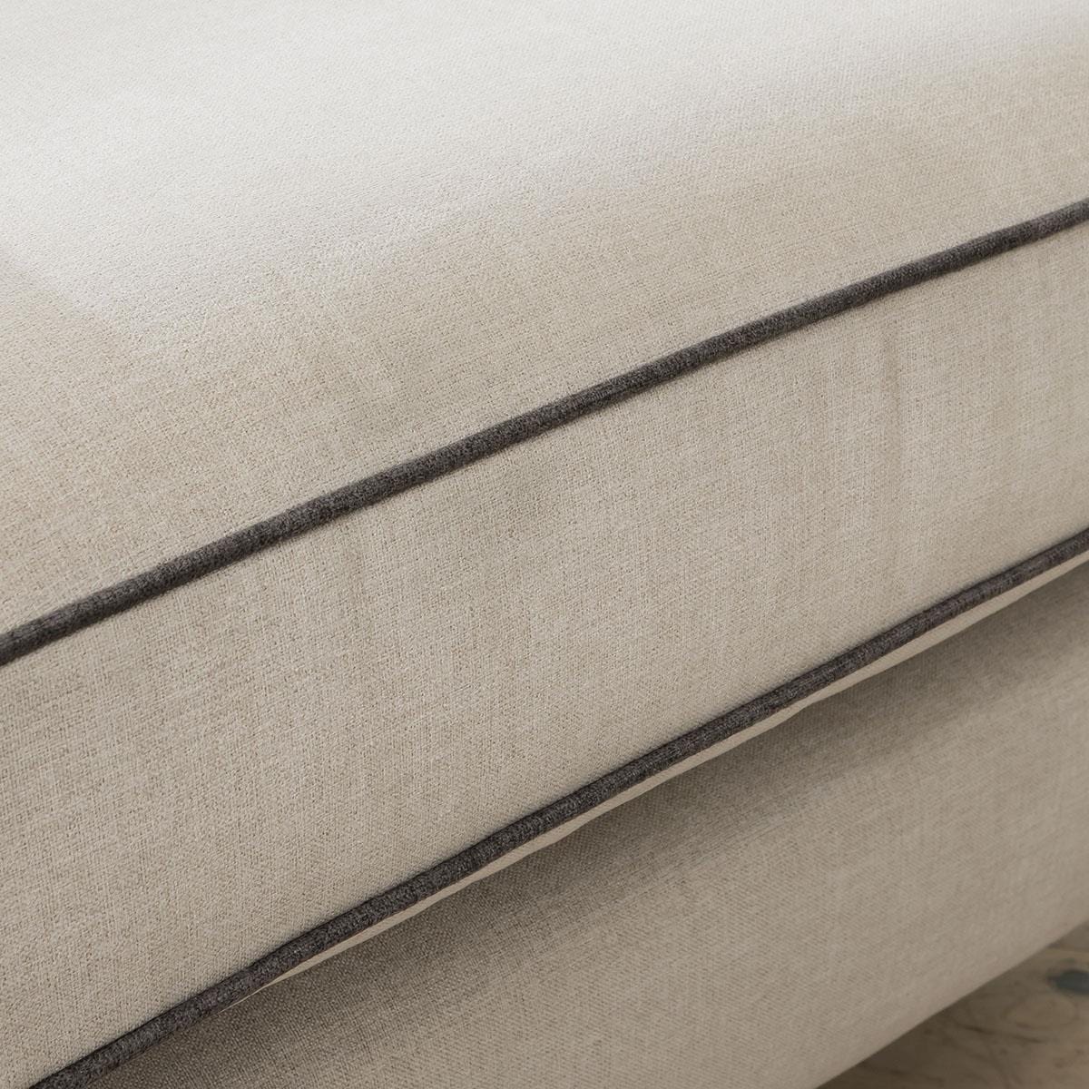 Modern Fabric Armchair - Living Room Chair - Linnet Smoke + Clay - 95cm