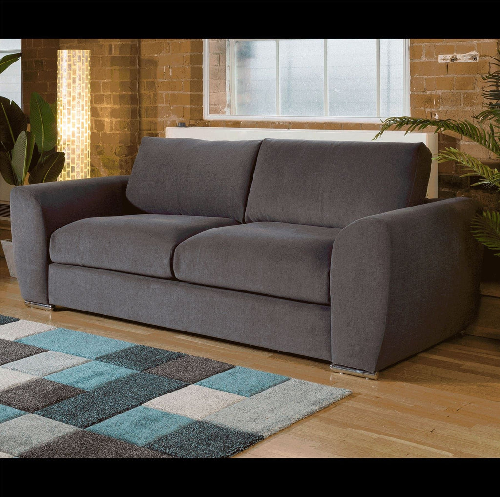 Quatropi Modern Large 2400mm wide 3 Seater Settee / Sofabed with arms