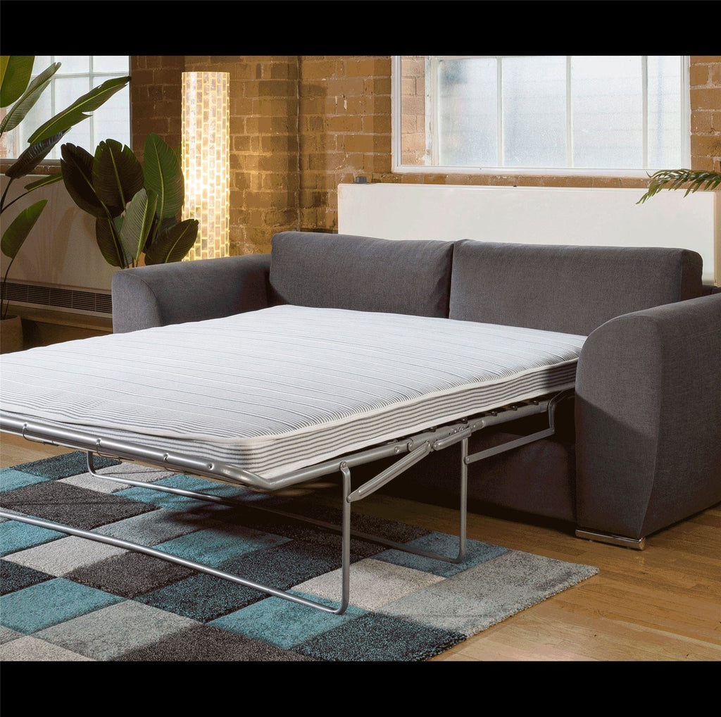 Quatropi Modern Large 2400mm wide 3 Seater Settee / Sofabed with arms