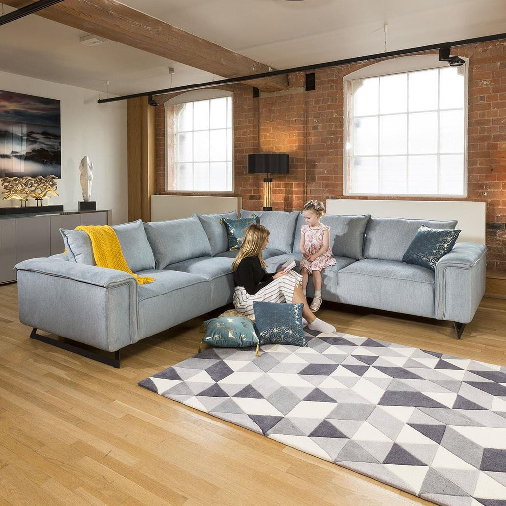 Extra Large U Shape Corner Effie Modular Sofa Many Fabrics 3 x 3m