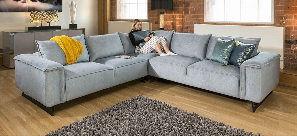 Extra Large U Shape Corner Effie Modular Sofa Many Fabrics 3 x 3m