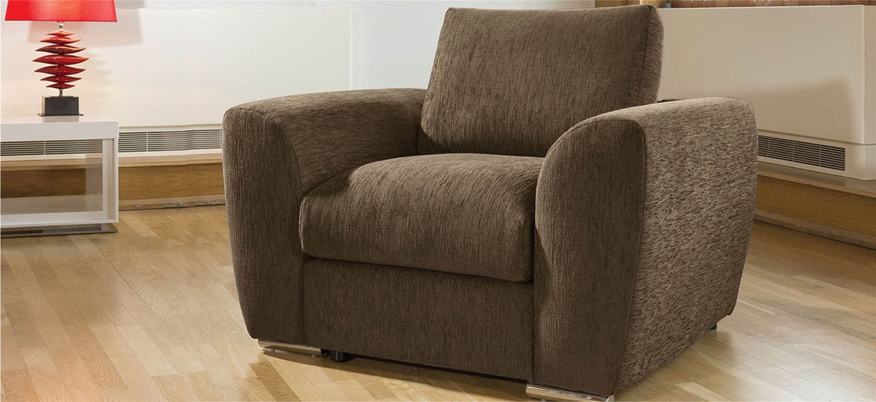 Quatropi Modern Single Seater Armchair/Seat/Chair Made to Order Beige