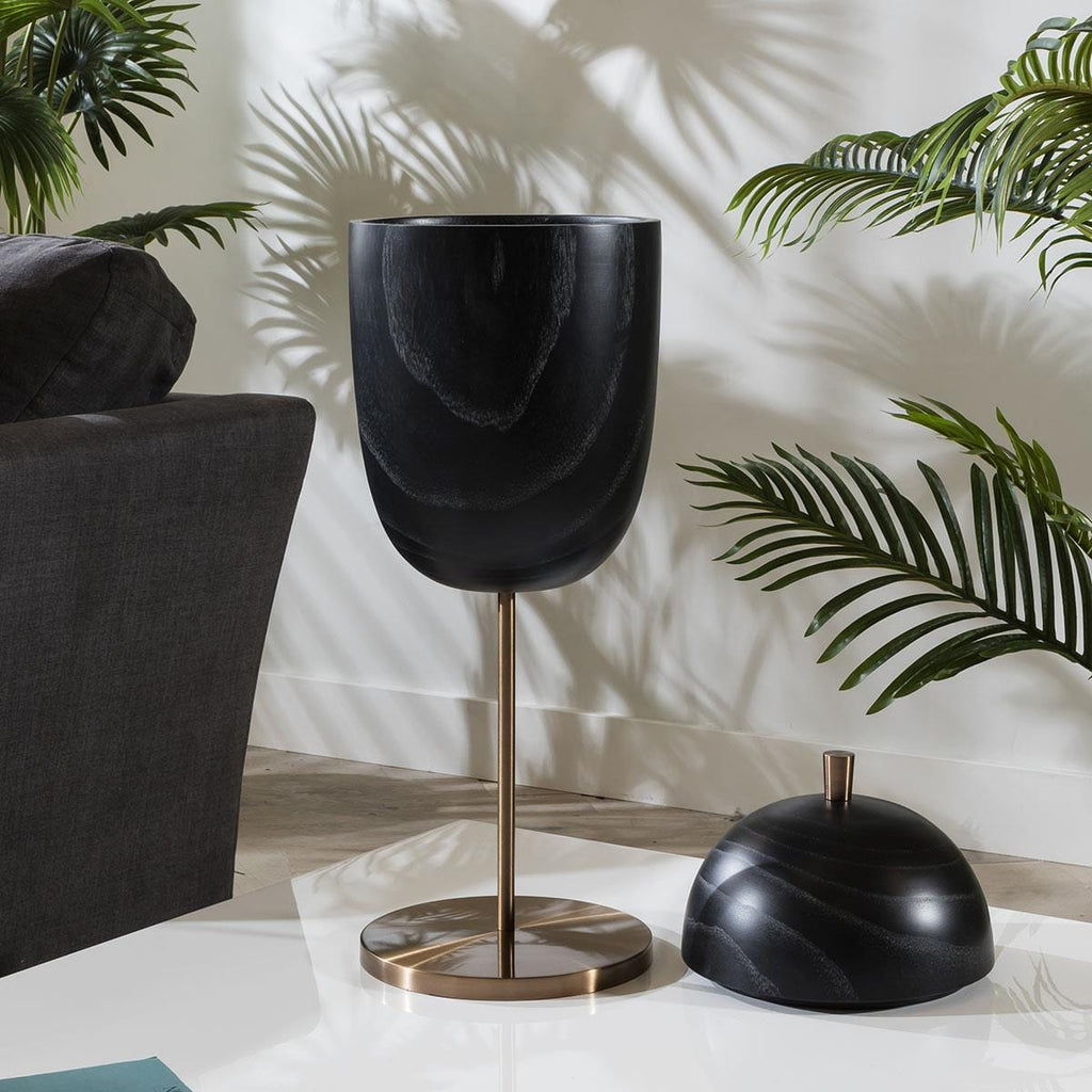 Quatropi Onyx Ornament 63cm - Mounted On Copper Stand