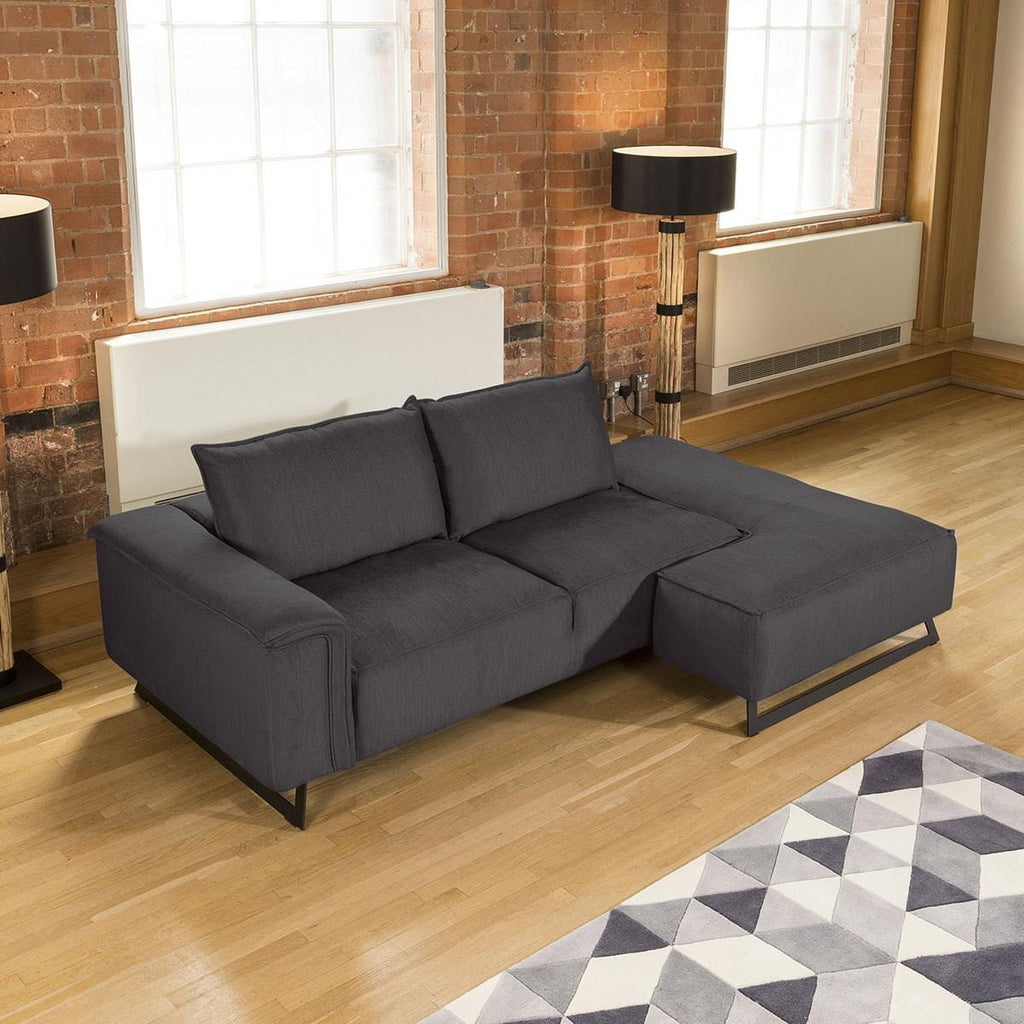 Effie Delightful Flexible Sofa with Chaise Many Fabrics 2.45 x 1.55m