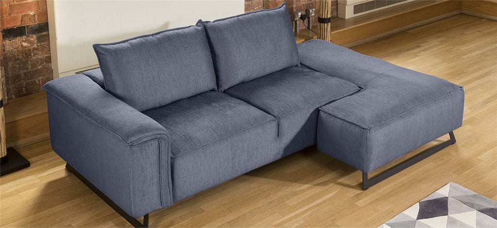 Effie Delightful Flexible Sofa with Chaise Many Fabrics 2.45 x 1.55m