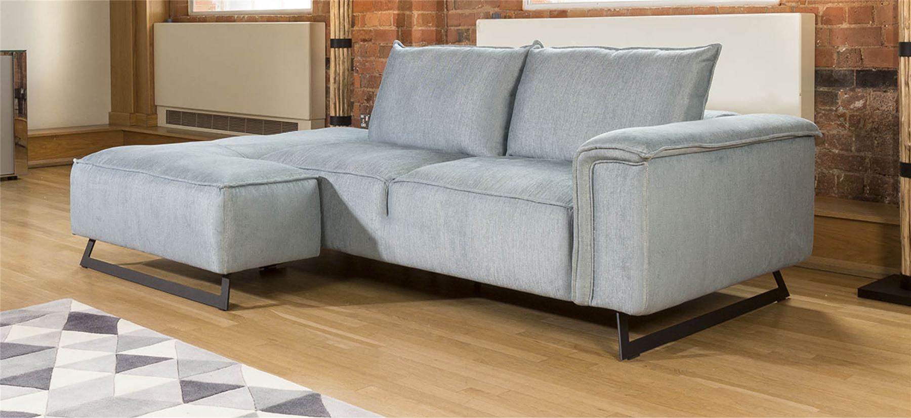 Effie Unique Modular Sofa Detachable Chaise Many Fabrics 2.45 x 1.55m