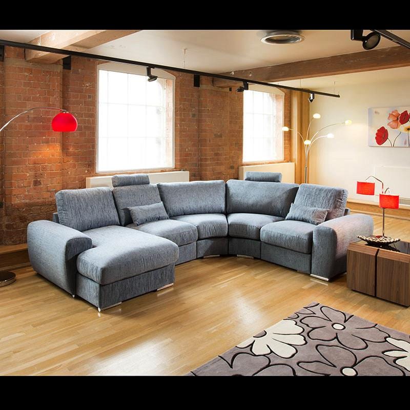 Quatropi Premium L Shape Modular Sofa Group Any Colour Grande 30LH