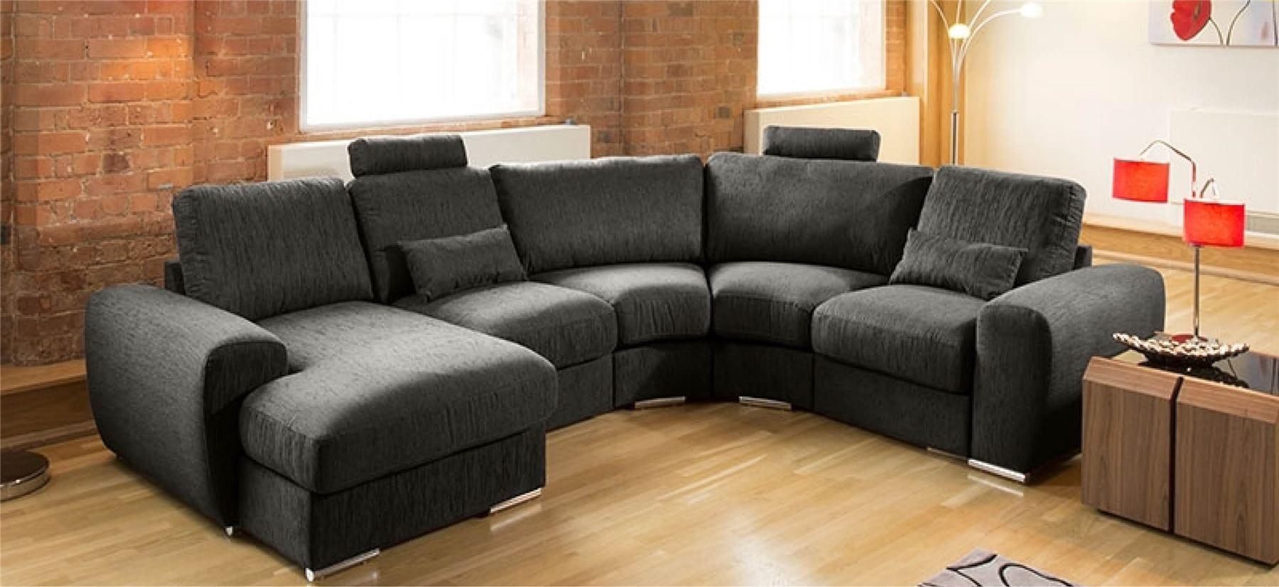 Quatropi Premium L Shape Modular Sofa Group Any Colour Grande 30LH