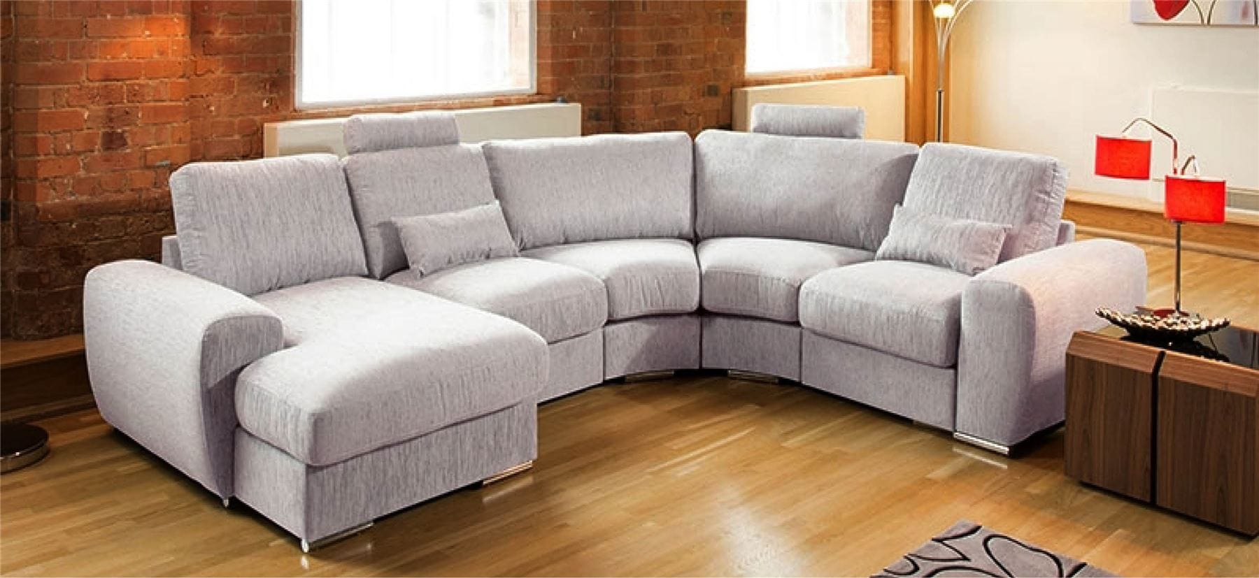 Quatropi Premium L Shape Modular Sofa Group Any Colour Grande 30LH